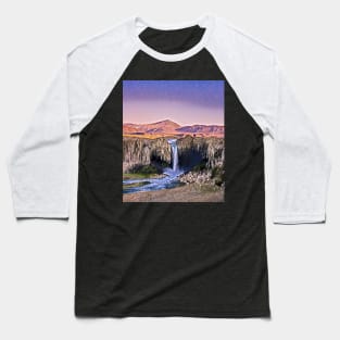 Waterfall In The Desert Baseball T-Shirt